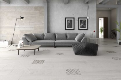 Nola Bianco Wood Porcelain Tile Argenta Ceramic at The Flooring District