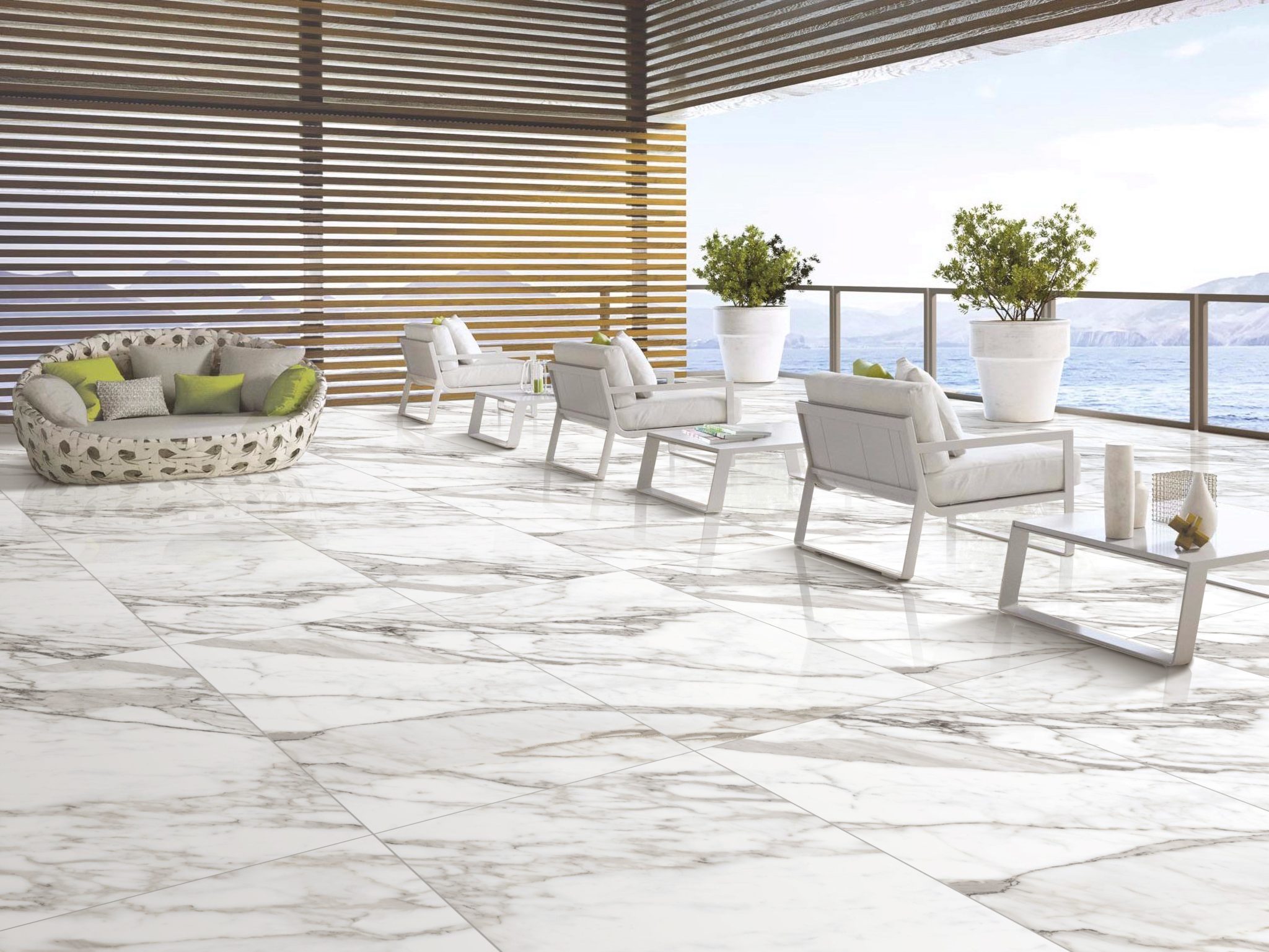 Calacatta Silver 24x48 inch | Porcelain Tile | Miami Flooring Distributors