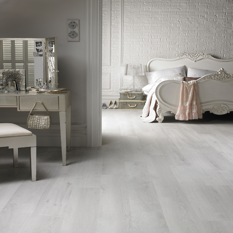White Gray SPC Luxury Vinyl flooring