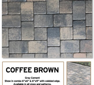Coffee Brown Brick Pavers
