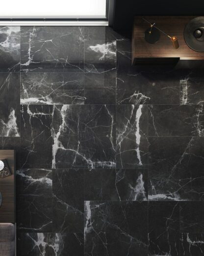 New Ice Black Fanal Porcelain Tile at Miami Flooring Distributors