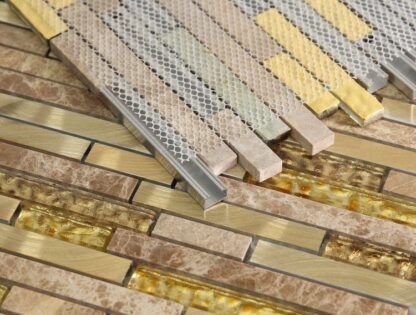 Ceres Gold Glass Mosaic Miami Flooring Distributors