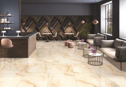 Melta Crema Onyx Porcelain Tile at Miami Flooring Distributors