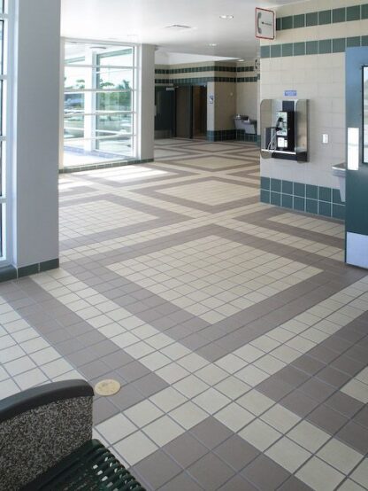 Quarry Tile for commercial kitchen and bathroom at Miami Flooring District