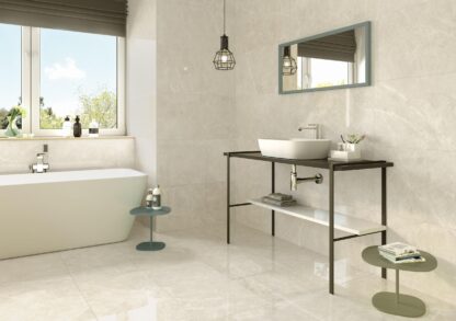 Crepusculo Cream Porcelain Tile at The Flooring District