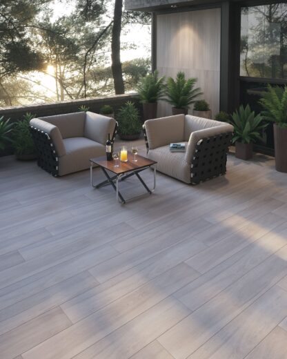 Guayacan Beige 8 x 48 Porcelain Wood Look Tile at The Flooring District