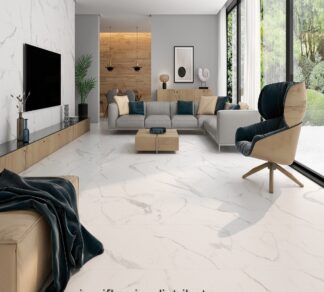 Capitol White Mate 24x48 inch | Marble Style Porcelain Tile
