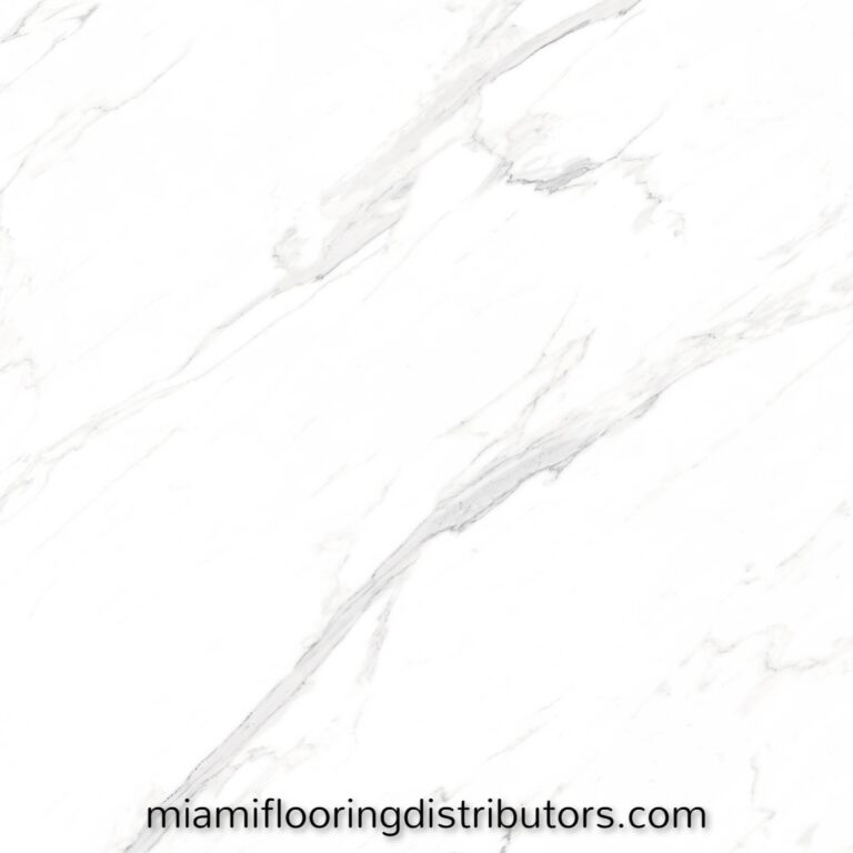 Marble Statuario 48x48 inch | Glazed Porcelain Rectified | Floor Tile