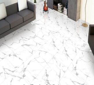 Statuario Fumo 24x24 32x32 24x48 inch | Glazed Porcelain Rectified | Floor Tile
