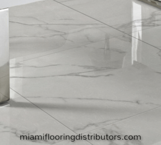 Calacatta Classic White 24x24 inch | Marble Style Porcelain Tile