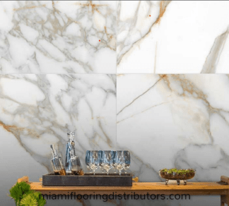 Calacatta Oxxy 36x36 inch | Marble Style Porcelain Tile