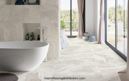 Caracalla Bianco 12x24 inch | Travertine Look Porcelain