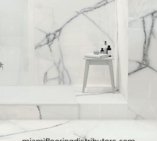 Newbury White 12x36 inch | Marble Style Porcelain Tile
