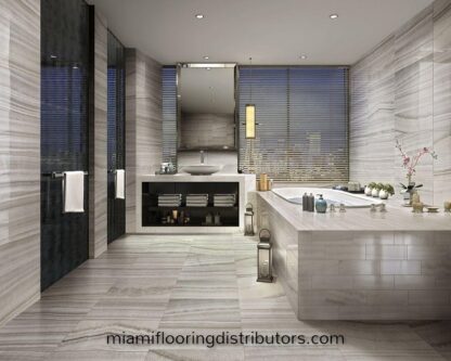 Onyx Silver | Marble Style Porcelain Tile