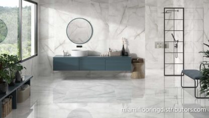 Baltra Pearl Satin & Polished 24x48 | Porcelain Tile | Marble Look