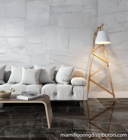 Berkley Perla 24x48 | Porcelain Tile | Marble Look