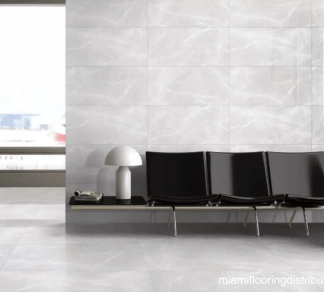 Earthstone White Polished 32x32 | Porcelain Tile | Marble Look