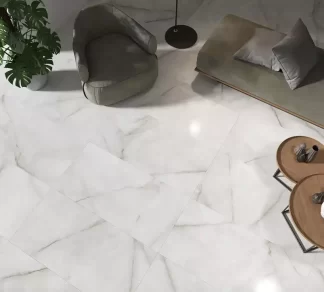 Baltra Pearl Satin 24x48, White Flooring Tile, Flooring Tile, Marble Look Porcelain Tile,