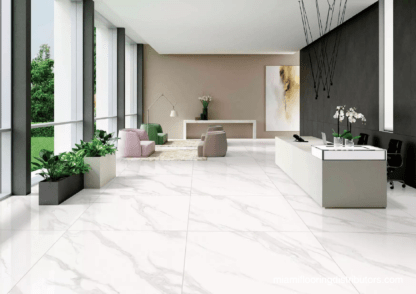 Arabescato White 32x32 | Porcelain Tile | Marble Look