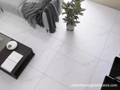Carrara Light 40x40 | Porcelain Tile | Marble Look