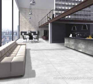 Concrete Cenere Satin 24x48 | Porcelain Tile | Cement Look