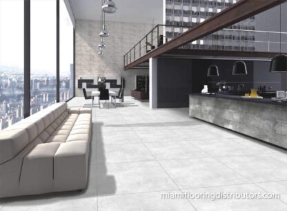 Concrete Cenere Satin 24x48 | Porcelain Tile | Cement Look
