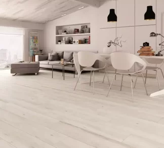 Atelier Blanco porcelain tile, 10x60 wood look tile, white wood look porcelain, plank porcelain tile, white plank tile, porcelain flooring, wood grain porcelain, white wood look plank, long format porcelain tile, matte finish porcelain tile, porcelain tile for floor, living room flooring, bathroom porcelain tile, kitchen porcelain plank