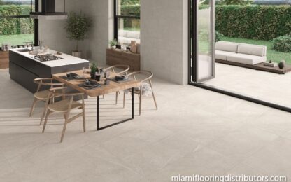 Bellevue White 30x30 | Porcelain Tile | Cement Look