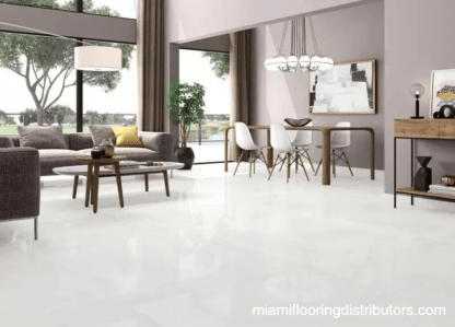 Oxo Blanco Polished 24x48 | Porcelain Tile | Cement Look
