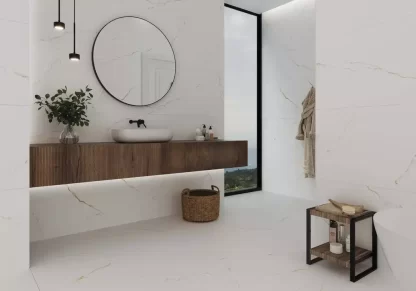 White Porcelain Tile, Marble Look Porcelain Tile, Polished Porcelain TIile, Large Porcelain Tile, Flooring Tile