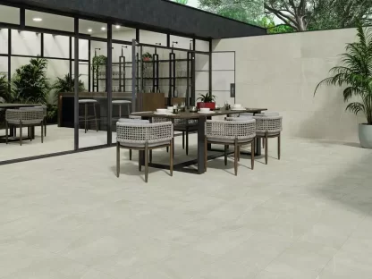 Bellevue Ivory 29.5x29.5, Cement Look Porcelain Tile, Grey Porcelain Tile, stone look porcelain tile
