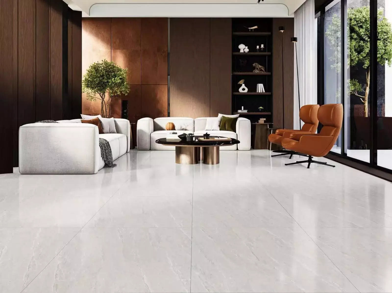 MONT GREY,  White Porcelain Tile, Tile, Flooring Tile,  Porcelain 32"x32",  High Glossy Finish,  Rectified Edges